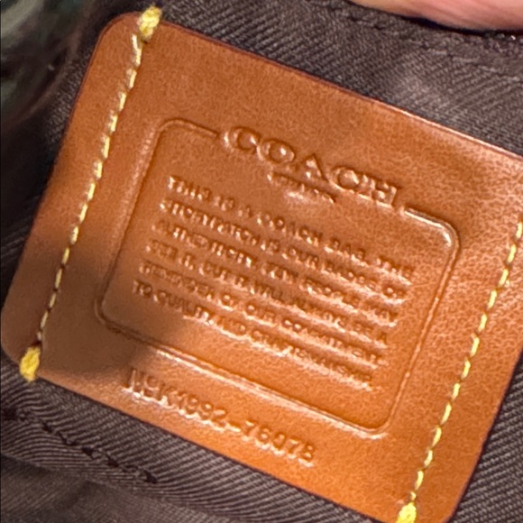 Coach Bag Dalton 31 Red Leather Signature Logo Shoulder Bag Wallet Set - Picture 16 of 17